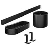 Hansgrohe Wallstoris Banyo Paketi Siyah