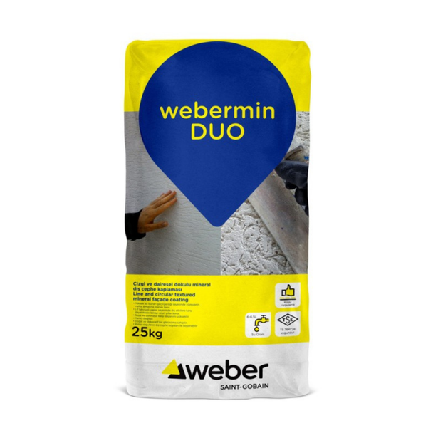 Weber Min Duo 25 kg 3,5 mm Çizgi Dokulu