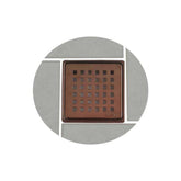 Sukar 10x10 Ø50 Yandan Çıkışlı Sulu-Susuz Bronz