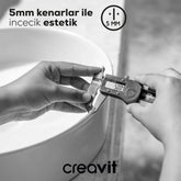 Creavit Loop 45 cm Setüstü Lavabo Mat Antrasit