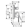 Hansgrohe Rebris S Ankastre Banyo Seti Krom