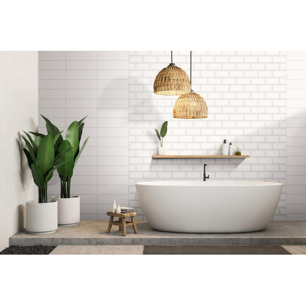 10x20 Metro Beyaz (1 Kutu = 0,5 m² Fiyatı)
