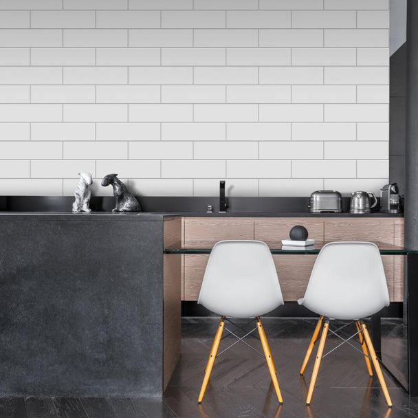 10x30 Parlak Beyaz (1 Kutu=0,45 m² Fiyatı)