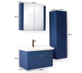 Blue Banyo Bozcaada 80 Banyo Dolabı Seti