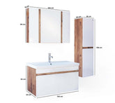Blue Banyo Efes 100 Banyo Dolabı Seti