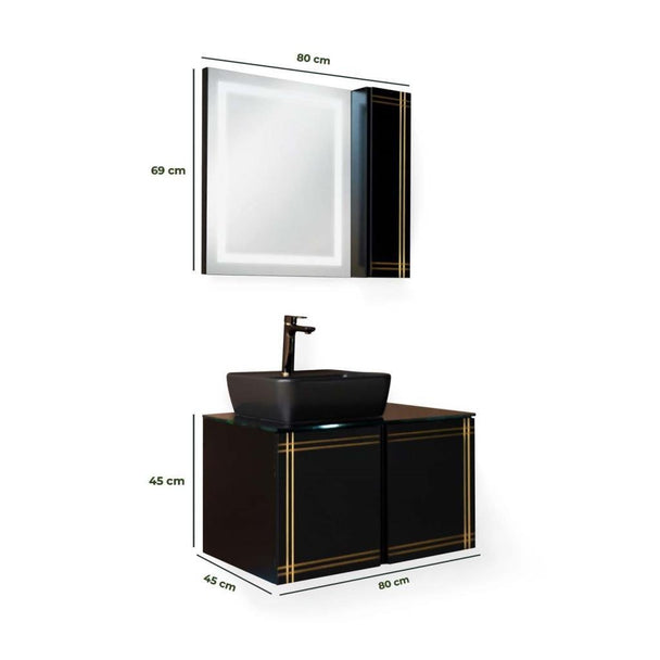 Blue Banyo Gazipaşa 80 Banyo Dolabı Seti