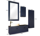 Blue Banyo Gökçeada 120 Banyo Dolabı Seti