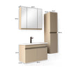Blue Banyo Kaputaş 85 Banyo Dolabı Seti