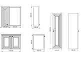 Creavit Kayra 80 cm Takım Mat Beyaz (KY0080.01+KY4001.01+KY1030.01)