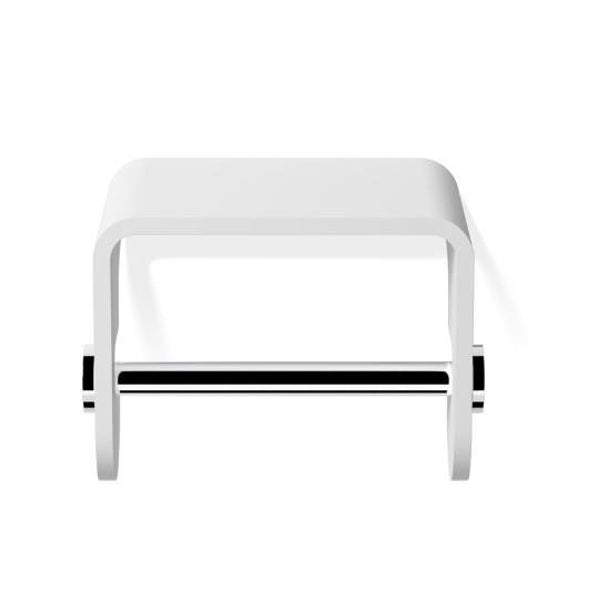 Decor Walther Stone Açık Tuvalet Kağıtlık Etajerli Beyaz/Krom