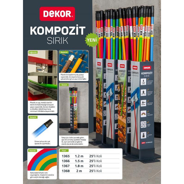 Dekor Kompozit Sırık 1,2 mt