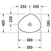 Duravit Cape Cod Çanak Lavabo 50 cm
