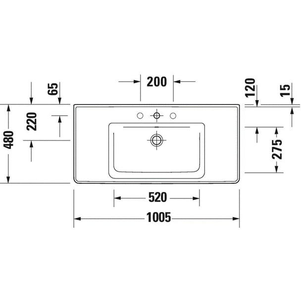 Duravit D-Neo Etajerli Lavabo