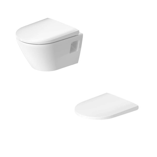 Duravit D-Neo Kanalsız Asma Klozet + Kapak