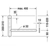 Duravit Design Lavabo Sifonu Mat Siyah
