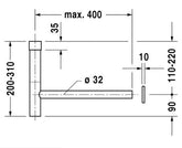 Duravit Design Lavabo Sifonu Mat Siyah 0050364600