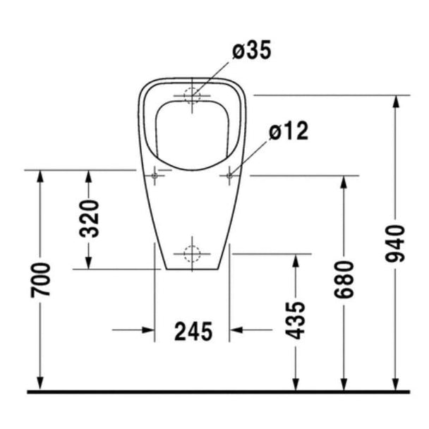 Duravit Duraplus Pisuvar 0830360000