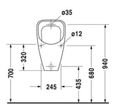 Duravit Duraplus Pisuvar 0830360000