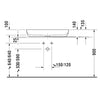 Duravit Luv Çanak Lavabo 80 cm Beyaz-Gri