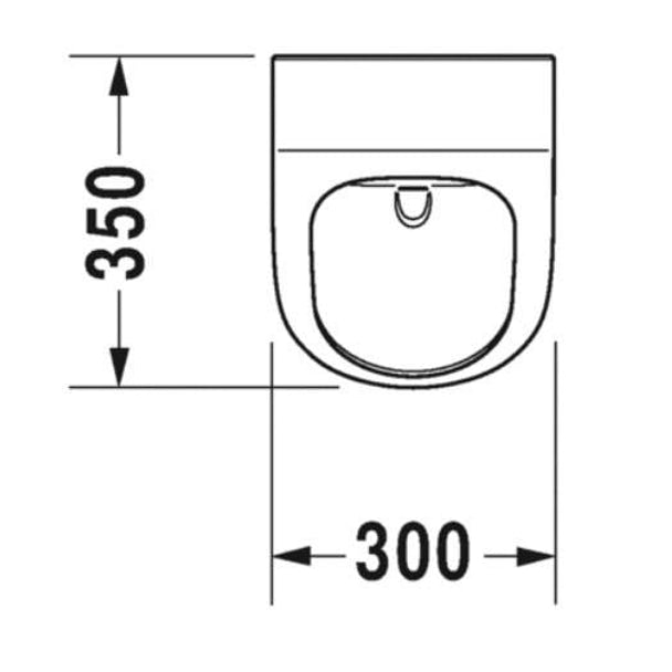 Duravit ME By Starck Rimless Elektrikli Pisuvar 2809310093