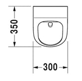 Duravit ME By Starck Rimless Elektrikli Pisuvar 2809310093