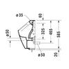 Duravit ME By Starck Rimless Pilli Pisuvar