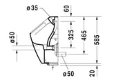 Duravit ME By Starck Rimless Pilli Pisuvar 2809310000