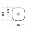 Duravit Zencha Çanak Lavabo 42 cm