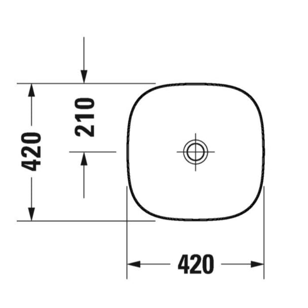 Duravit Zencha Çanak Lavabo 42 cm