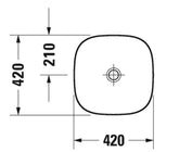 Duravit Zencha Çanak Lavabo 42 cm