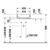 Duravit Zencha Çanak Lavabo 42 cm