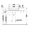 Duravit Zencha Çanak Lavabo 55 cm Antrasit Mat