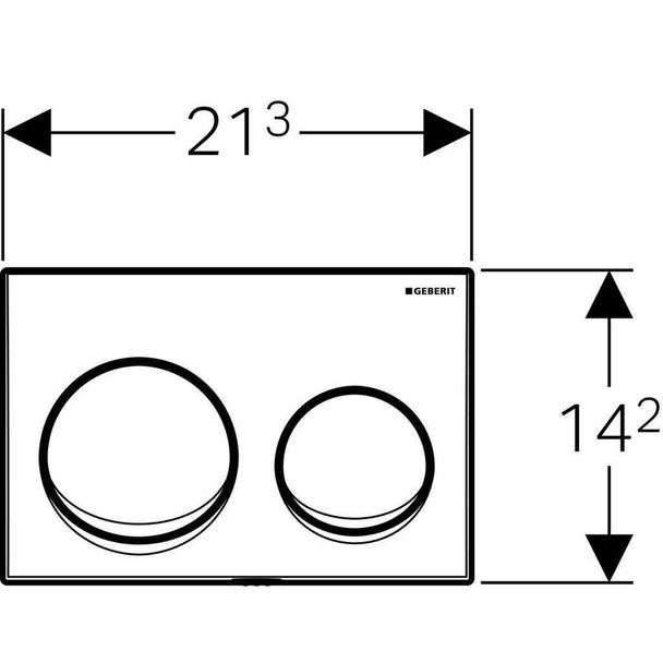 Geberit Alpha Gömme Rezervuar Seti - 3