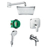 Hansgrohe Talis E Ankastre Kare Banyo Seti Krom