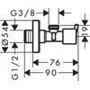 Hansgrohe Ara Musluk S 3/8 Çıkış