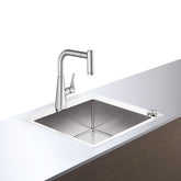 Hansgrohe C71-F450-01 Çelik Eviye Kombinasyonu  450 Select