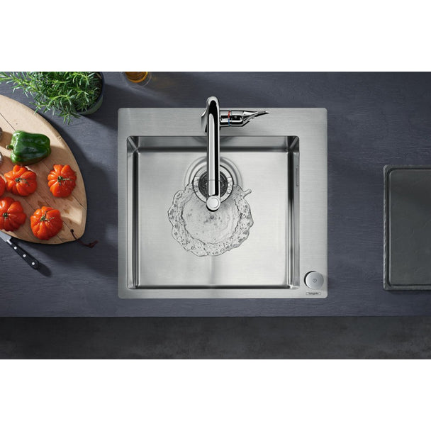 Hansgrohe C71-F450-01 Çelik Eviye Kombinasyonu  450 Select