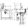 Hansgrohe C71-F450-01 Çelik Eviye Kombinasyonu  450 Select