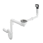 Hansgrohe D16-10 Tek Gözlü Granit Eviye için Manuel Gider Sifon Takımı
