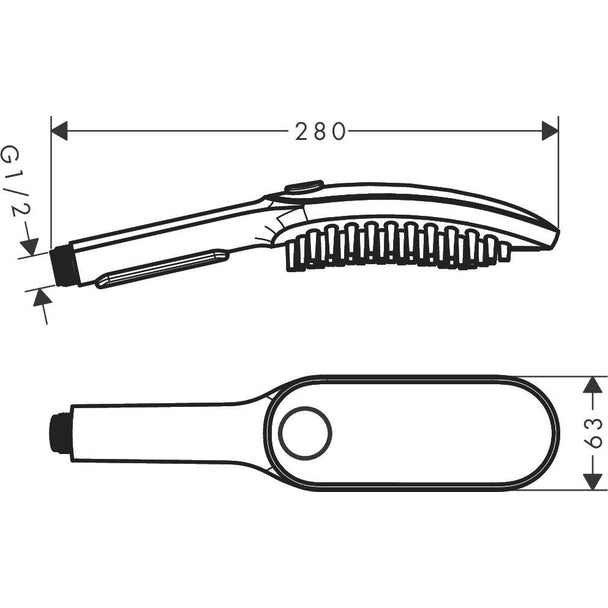 Hansgrohe DogShower Köpek El Duşu 150 3 jet