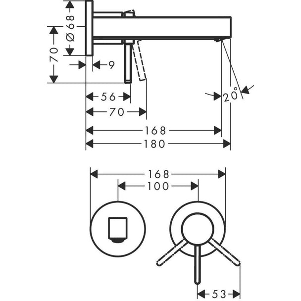 Hansgrohe Finoris Ankastre