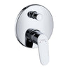 Hansgrohe Focus Ankastre Banyo Bataryası Yuvarlak