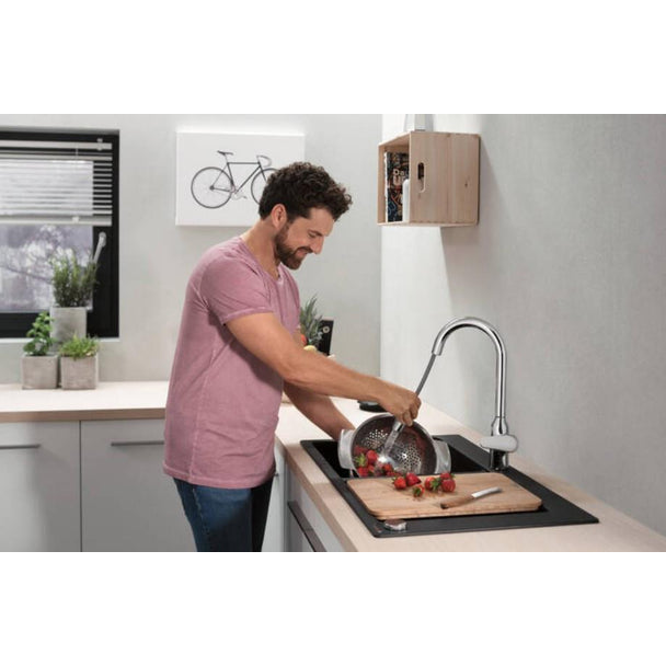 Hansgrohe Focus M42 Tek Kollu Eviye Bataryası 220 Spiralli 2 jet
