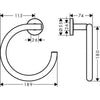 Hansgrohe Logis Halka Havluluk