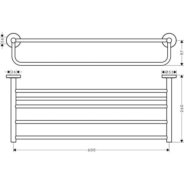 Hansgrohe Logis Raf Havluluk