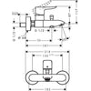 Hansgrohe Metris Banyo Bataryası