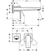Hansgrohe Metropol Ankastre Lavabo Bataryası 225