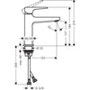 Hansgrohe Metropol Lavabo Bataryası 110
