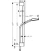 Hansgrohe Pulsify 105 3Jet Sürgülü Duş Seti
