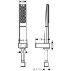Hansgrohe Rainfinity 100 Porter Duş Seti  1.6m